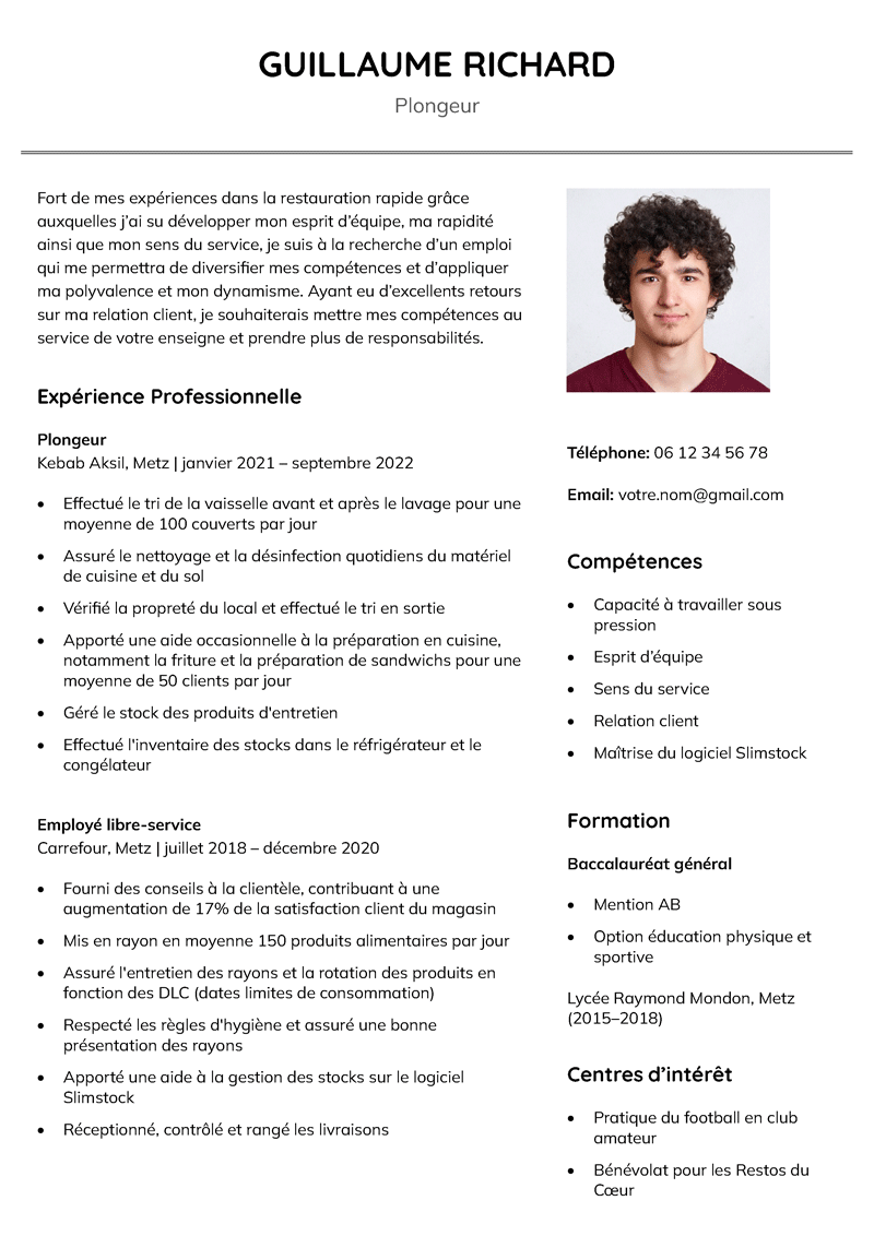 31 modèles de CV gratuits Word et LibreOffice