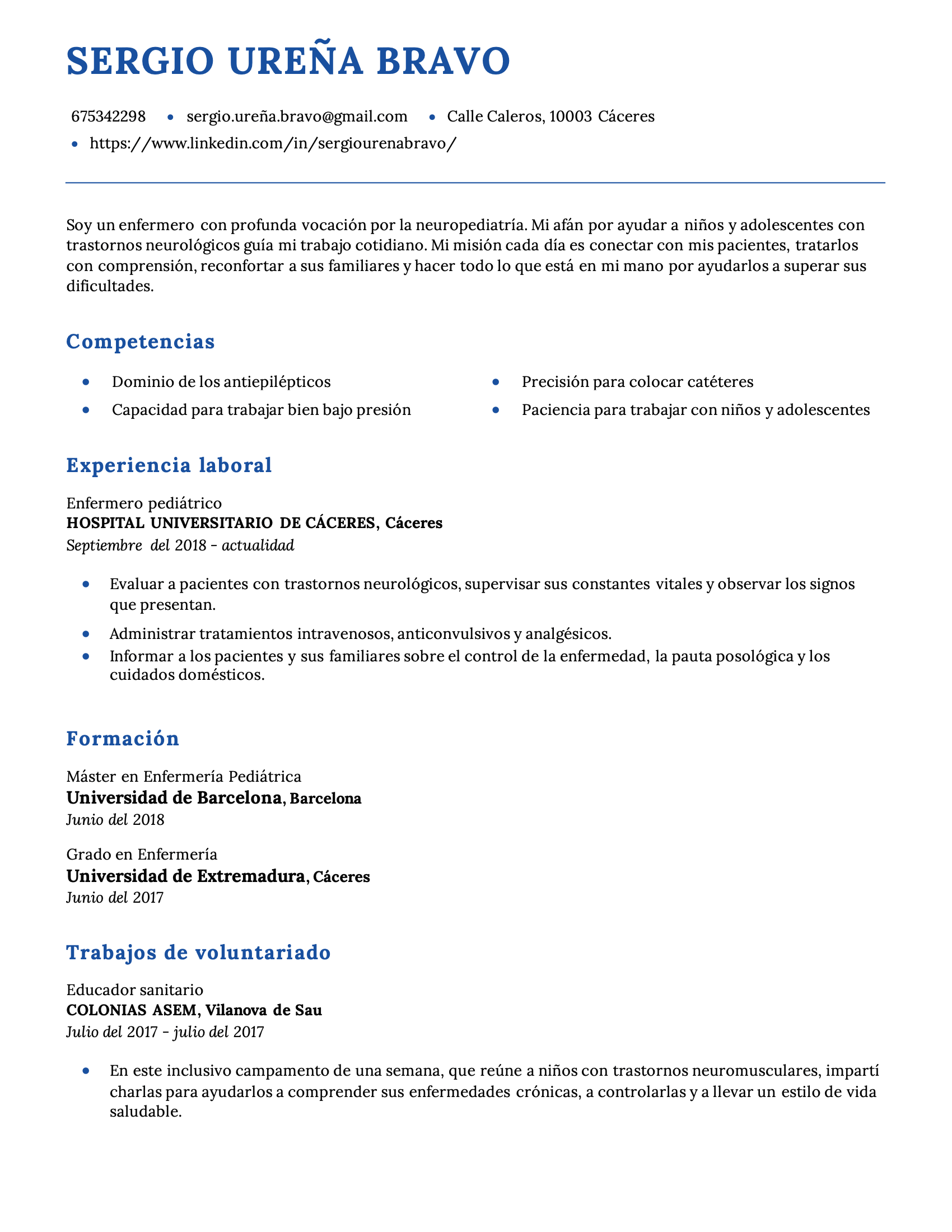 Advanced CV template
