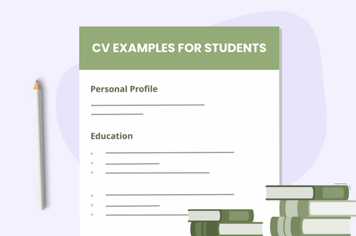 CV examples for students hero image