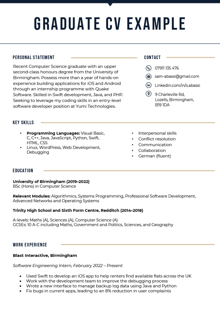 how to write bachelor's degree on resume examples