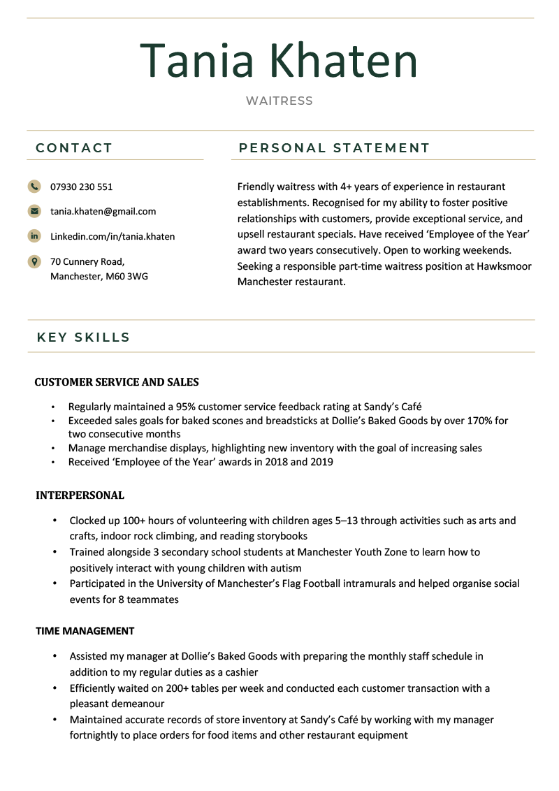 skill based resume template free download