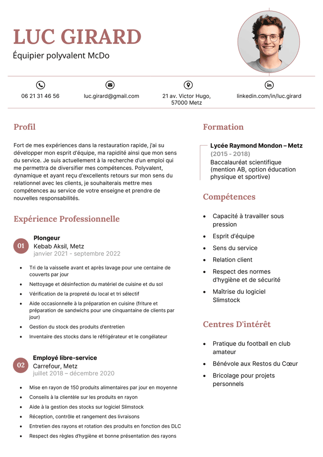 Le modèle CV Alésia en bordeaux