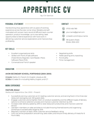 Apprenticeship CV Example Step by Step Writing Guide