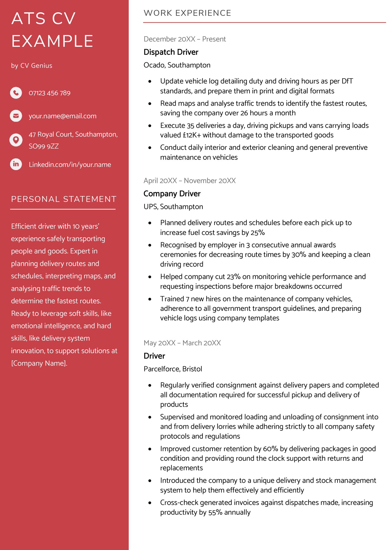 What is an ats cv template writing guide 