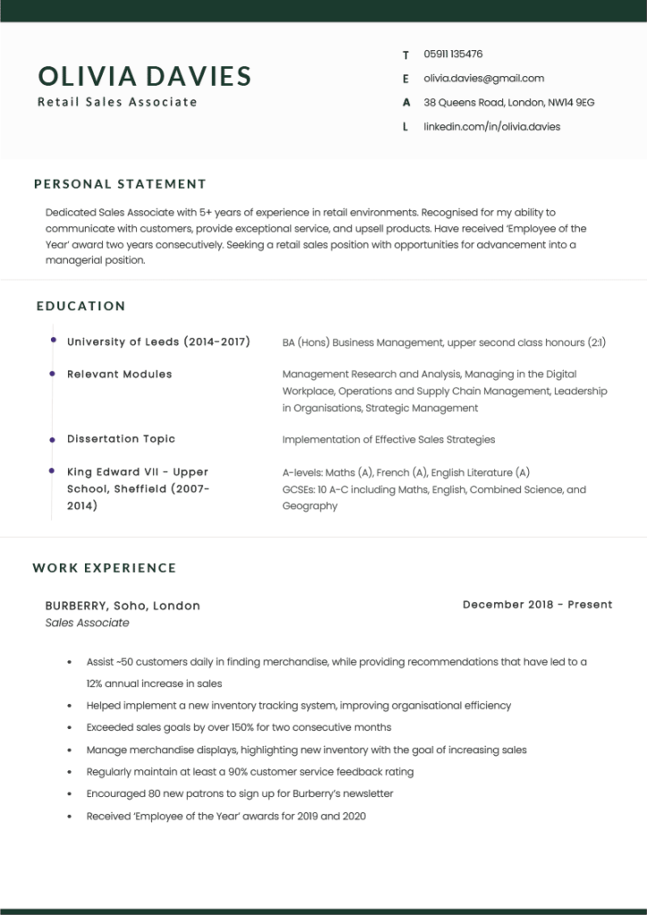 Basic & Simple CV Templates to Download for Free