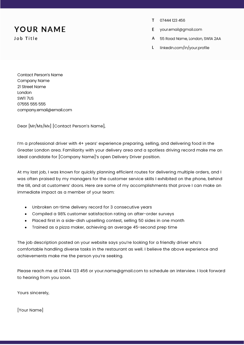 An Application Letter Format / Examples Of Cover Letters Free Template