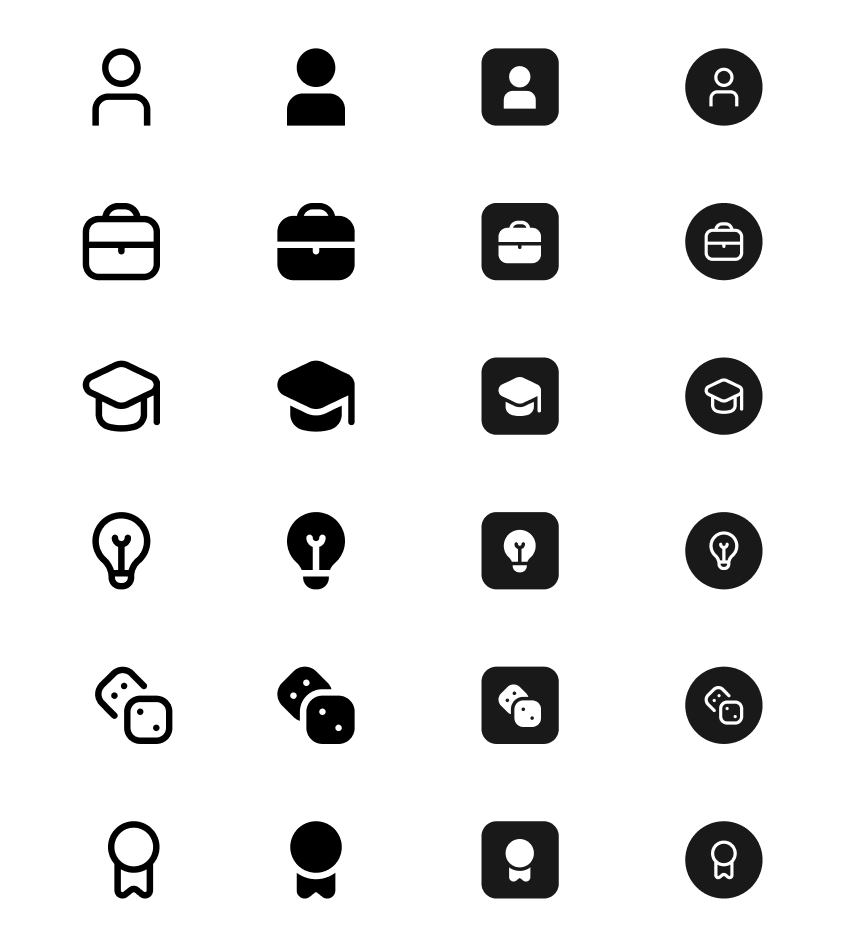 CV Icons [50+ Free Symbols for Socials, Contact, & Headings]