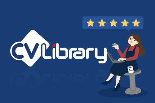 A featured image showing a person sitting on a seat next to a CV Library logo.