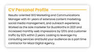 CV Personal Profile Examples Template How To Write 2024 