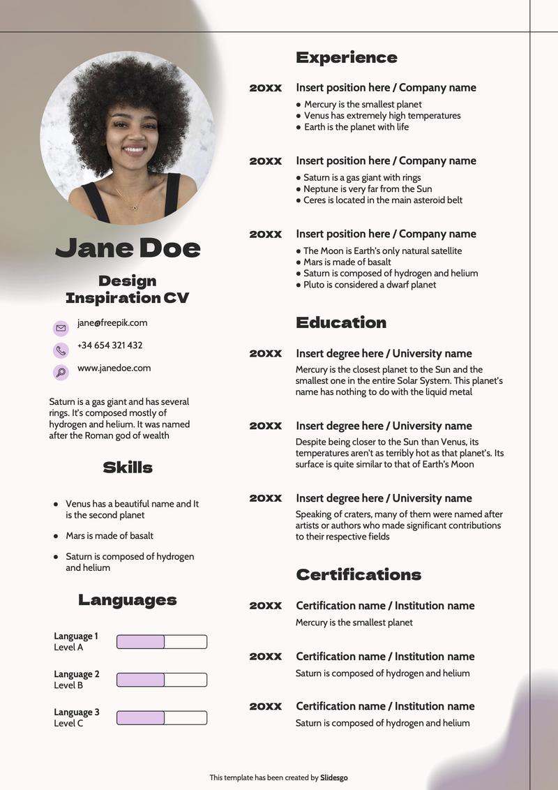 CV Templates for MS PowerPoint (Free Downloads)