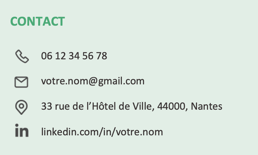 comment mettre le lien de son profil linkedin sur cv