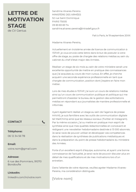 Exemple Lettre Motivation Pour 3Eme GMLYP Exemple Lettre Motivation Pour 3Eme GMLYP