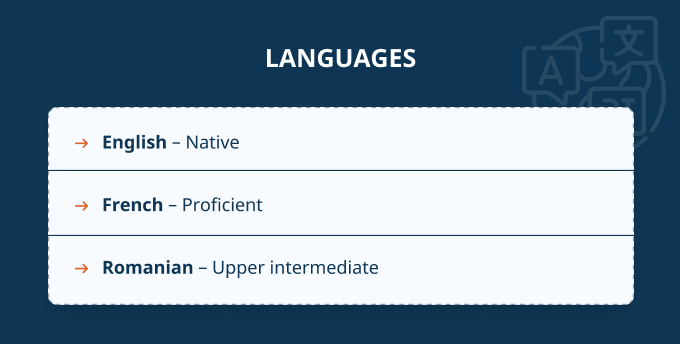 Language Skills for your CV [Proficiency Levels & Examples]