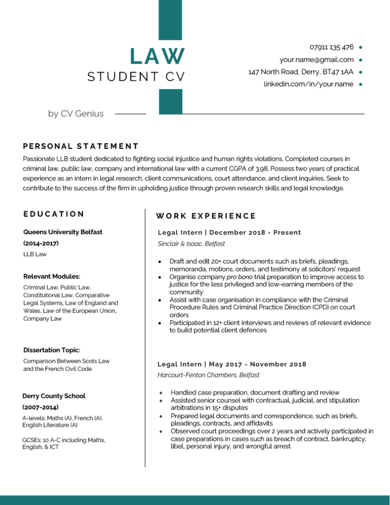 law-student-cv-example-uk-template-free-download