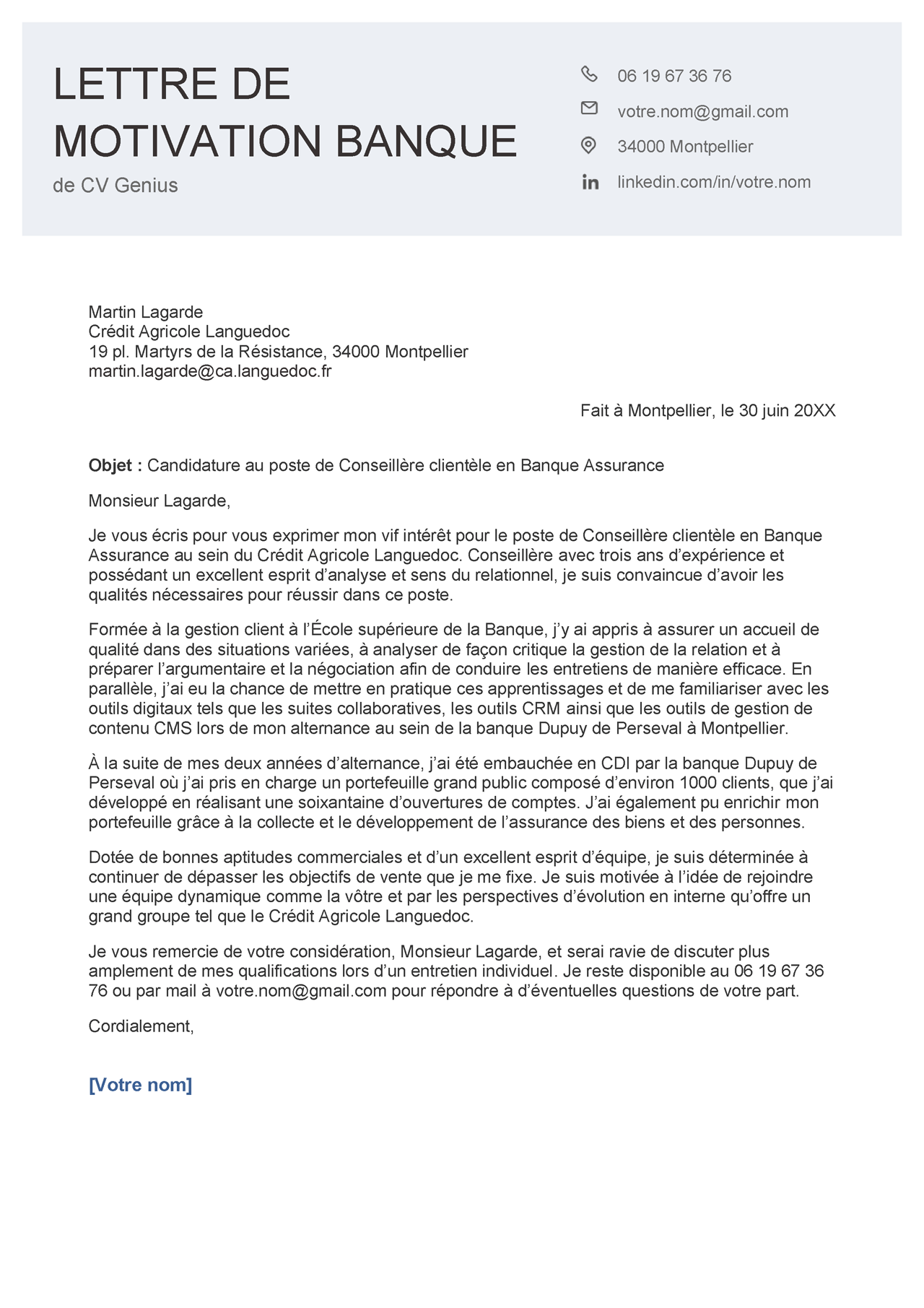 Modele De Lettres De Motivation Infoupdate Modele De Lettres De Motivation Infoupdate