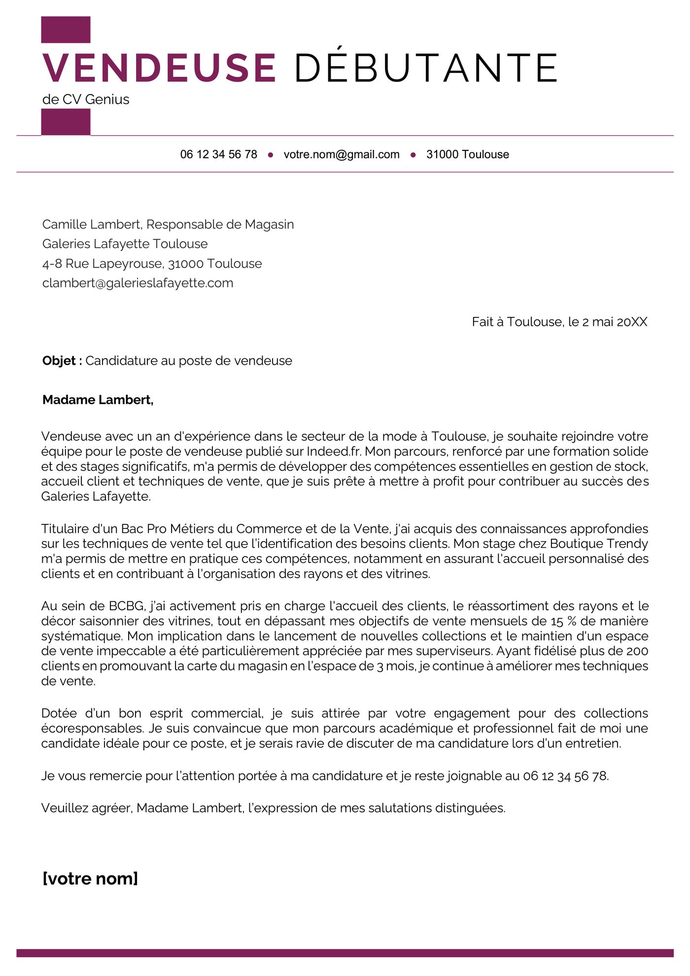 un exemple d