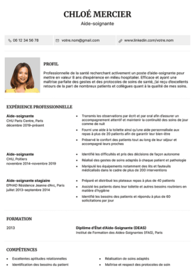 Le modèle CV LibreOffice Monceau en graphite