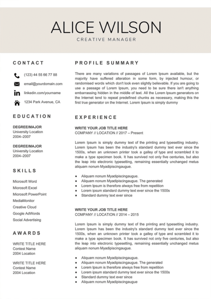 12 Google Docs CV Template Options for UK Job Seekers