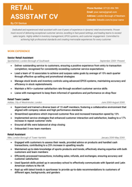 11 Retail CV Examples Writing Tips For 2024