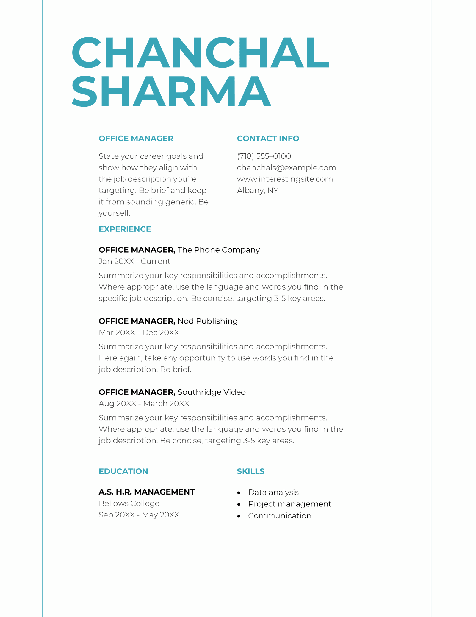 17 Free Downloadable CV Templates for Microsoft Word